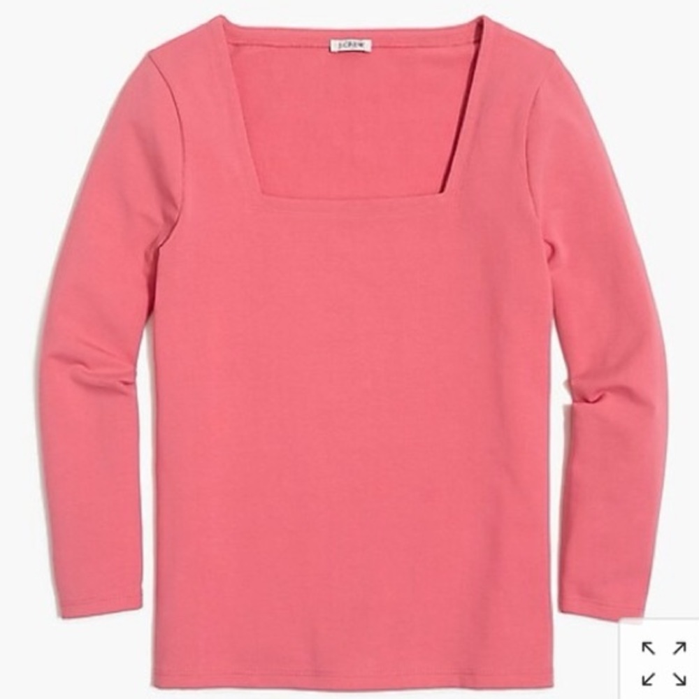 J Crew Factory Square-neck Tee in XXL